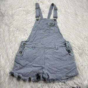 O'Neill Gray Denim Overall Shorts / Shortalls